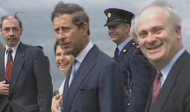 Prince Charles marked the first official visit by a member of the British royal family to the Republic of Ireland.