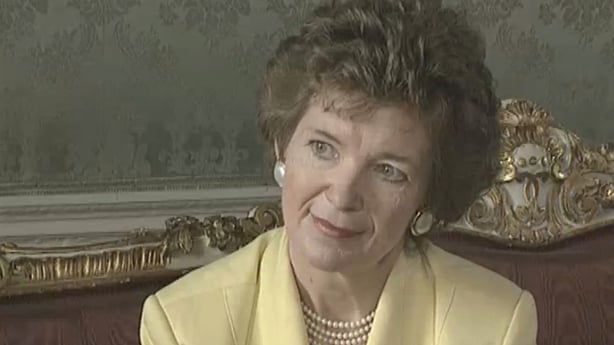 Mary Robinson was elected as President of Ireland in 1990
