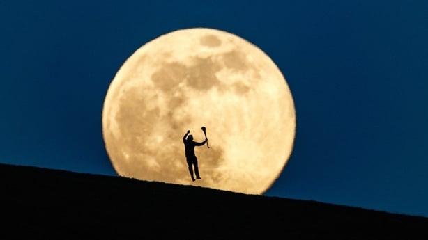 The super moon led to inspired photos like this one taken at Croghan Hill, Co Offaly