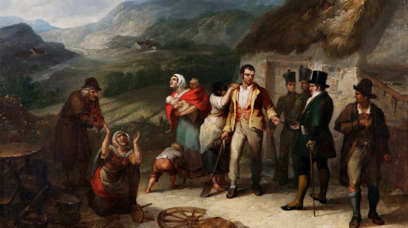 The Great Irish Famine The Eviction by Daniel MacDonald