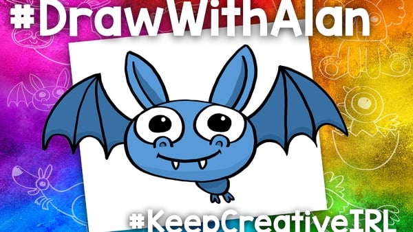 Draw With Alan - how to draw a bat!