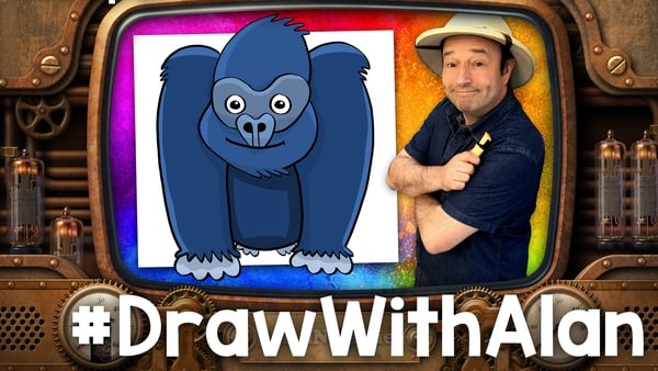 Draw with Alan - how to draw a gorilla!