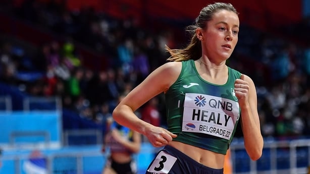 Healy shaved three seconds off the previous record set by Sonia O'Sullivan back in 1991