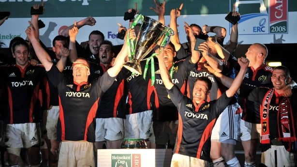 2008 was the second time Munster won the Heineken Cup