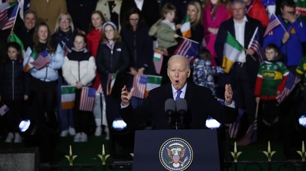 Joe Biden gets the crowd going where he declared 'Mayo for Sam'
