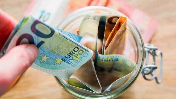 Households saved 14% of their income in the first three months of this year, new CSO figures show today