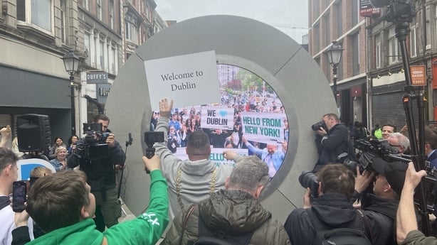 The Portal was initially set up to connect Dublin and New York City