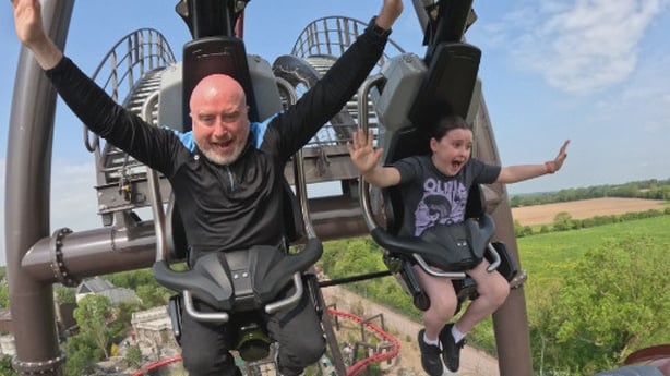 'Na Fianna Force' reaches heights of 32 metres and speeds of up to 90km/h. 