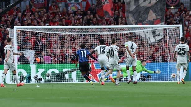 Ademola Lookman scored a hat-trick to help Atalanta win the Europa League in Dublin