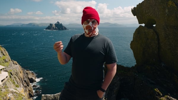 Blindboy on the Skellig Islands.