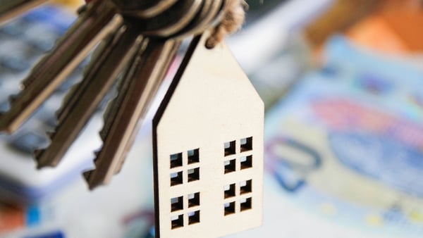 The Central Bank said the weighted average interest rate on new Irish mortgages at the end of April was 3.72% - the fifth highest in the euro area