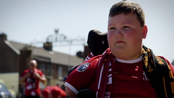 Daire Gorman shot to viral fame after visiting his Liverpool heroes.