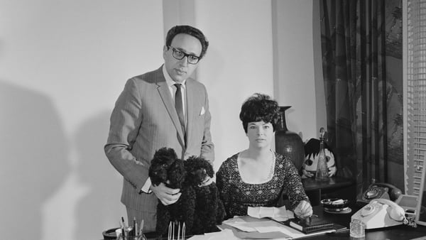 Dorothy Solomon with her husband Philip in 1966. Photo: R. McPhedran/Express/Hulton Archive/Getty Images