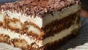 Desserts including Tiramisu