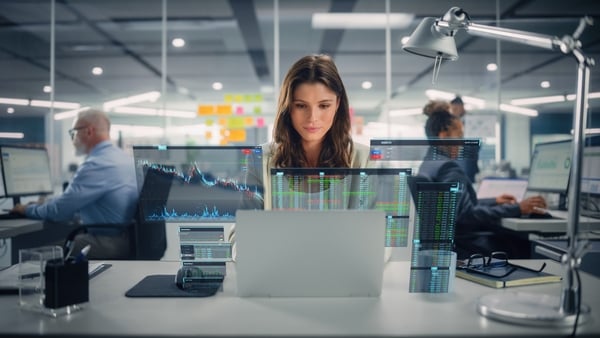 'Access to AI tools increased worker productivity by an average of 14%, but the benefits weren't distributed equally'. Photo: Getty Images