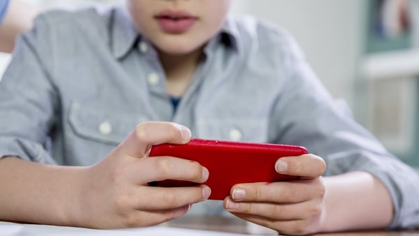 Children younger than their last year of primary school should not be allowed a smartphone, the Dutch government advised (stock photo)
