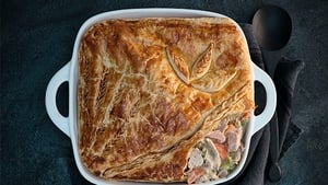 Lovely leftovers - Turkey & Ham Pie with Puff Pastry