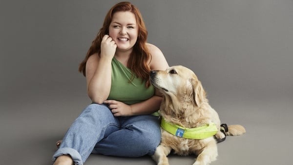Lucy Edwards, with her guide dog Molly, is an inspirational guest on this episode of RTÉjr's We Love Books Podcast.