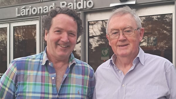 Diarmuid Gavin and Sean O'Rourke
