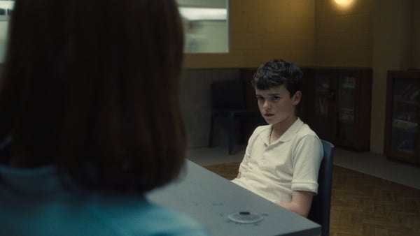Adolescence. Owen Cooper as Jamie Miller in Adolescence. Cr. Courtesy of Netflix © 2024