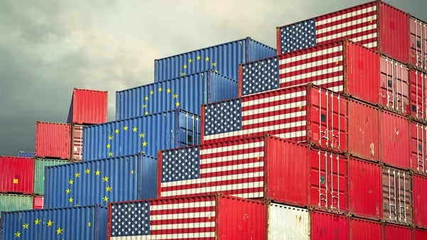EU exports to the US jumped by 59.5% in March, new figures show today