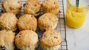 Baking - Sultana and Lemon Scones