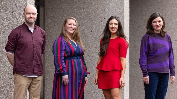 Women On Walls artists Gerry Davis, Vanessa Jones, Julianne Guinee and Vera Klute (Pic: Shane O'Neill)