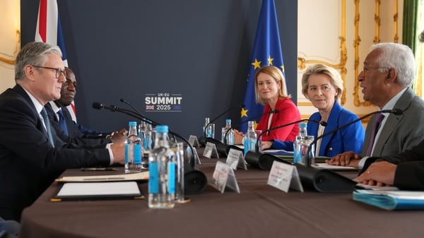 President of the European Commission Ursula von der Leyen and President of the European Council António Costa are attending the talks