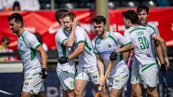 Ireland celebrate the opening goal (Image: WORLDSPORTPICS BART SCHEULDERMAN)