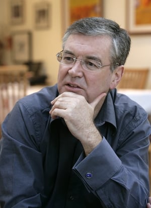Joe Duffy, photographed for the RTÉ Guide at his home in Clontarf, Dublin, 2007