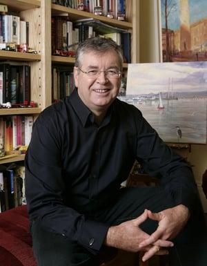 Joe Duffy photographed for the RTÉ Guide in his house in Clontarf, Dublin, in October 2007