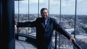 Joe Duffy pictured in the viewing tower at Smithfield, Dublin, 2000