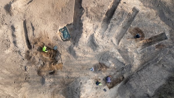 The burial site is believed to have belonged to a Viking noble family (Images courtesy of Moesgaard Museum)