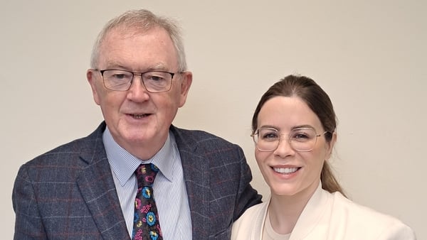 Sean O'Rourke and Jennifer Rock