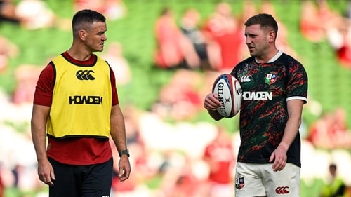 'It's been good working with Johnny,' Finn Russell, right, has said