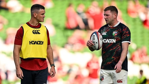 'It's been good working with Johnny,' Finn Russell, right, has said