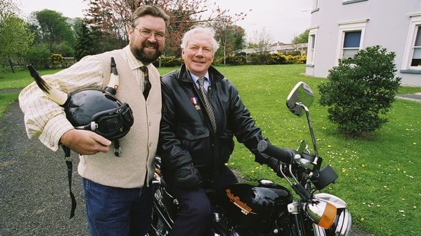 Joe Duffy and Gay Byrne