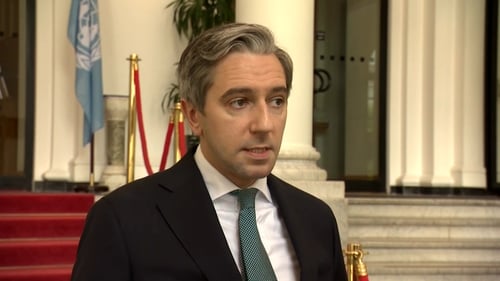 Tánaiste Simon Harris to raise the outline of Occupied Territories Bill