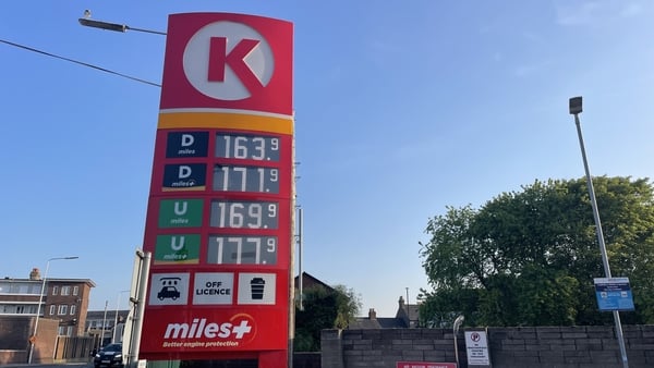Petrol and diesel prices in Dublin on June 21st: are they about to go up again? Photo: RTÉ
