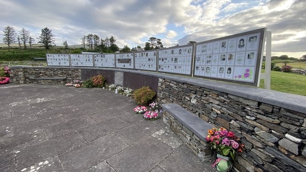 Many of the relatives of those who died gathered in Ahakista to pay their respects