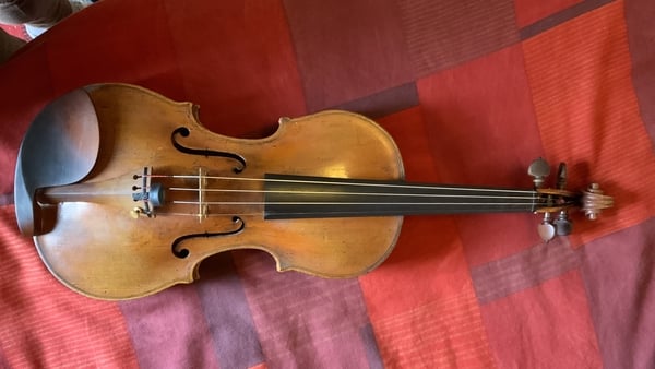 The violin was made in Florence in 1740