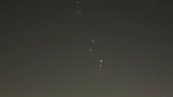 Missiles light Doha’s night sky as explosions heard over capital