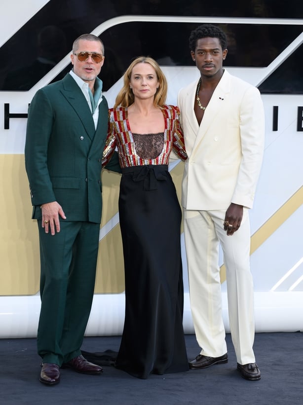 Brad Pitt, Kerry Condon and Damson Idris